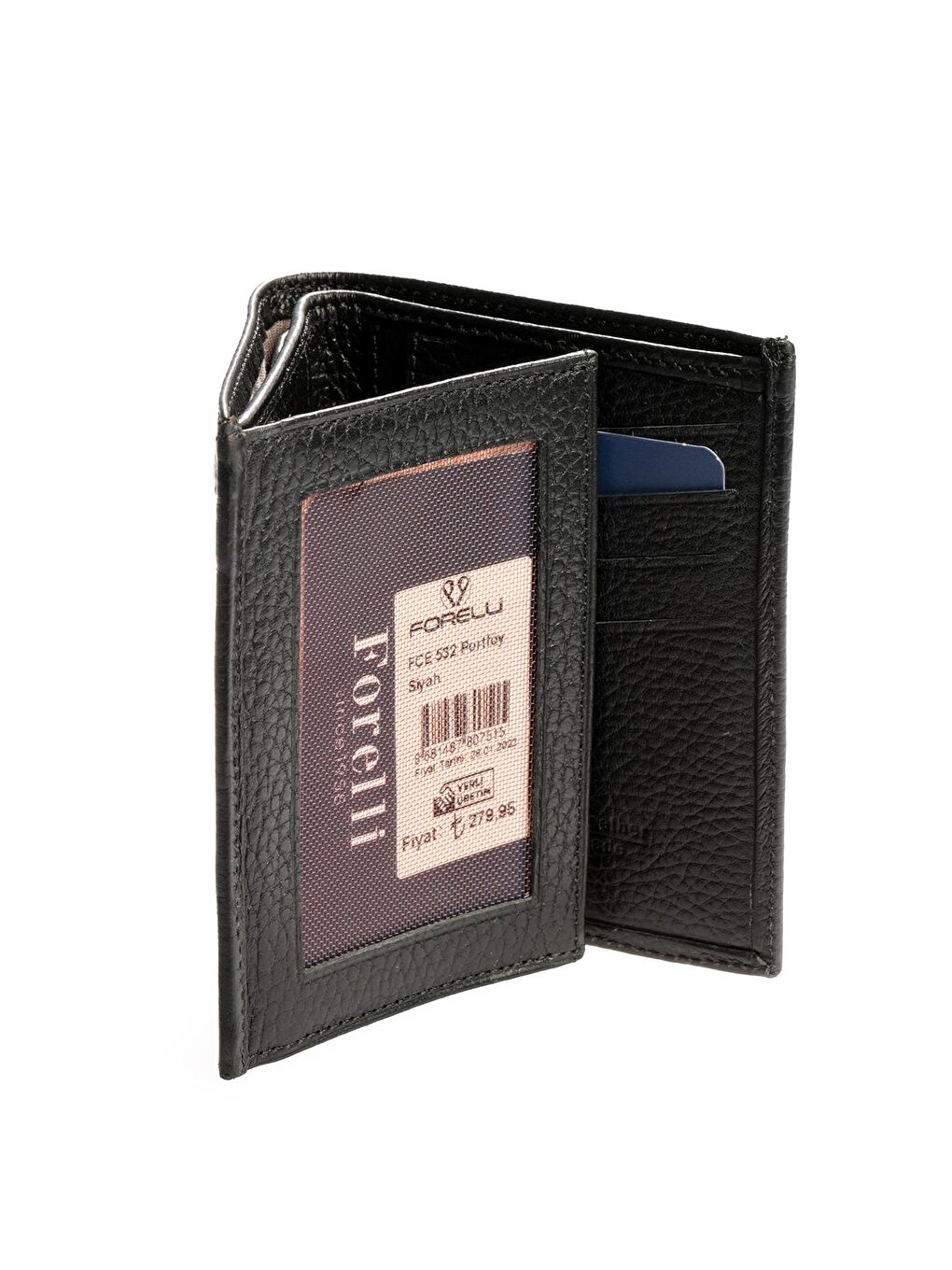 FCE532 Erkek Deri Cüzdan Siyah