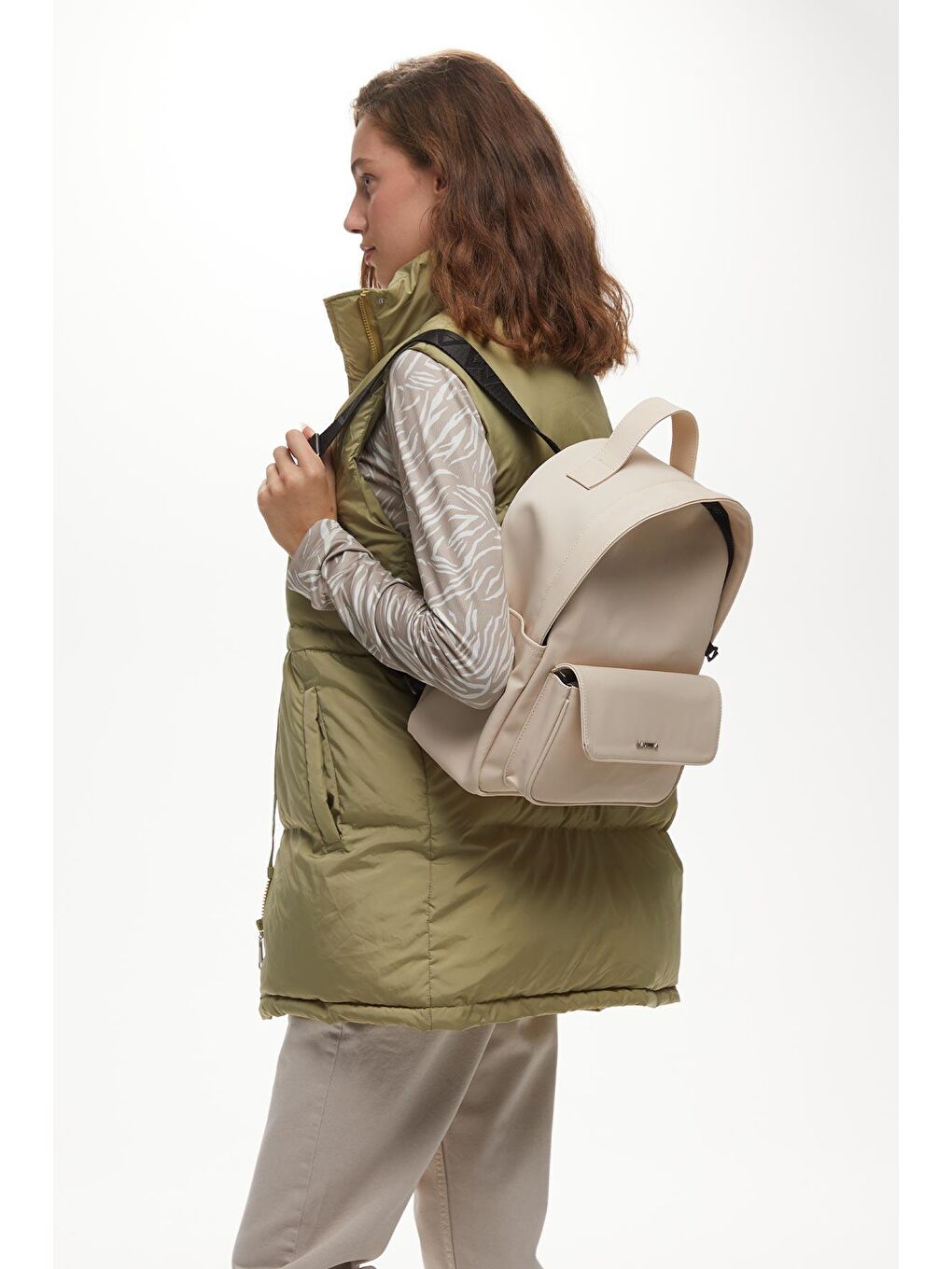 Urban Sırt Çanta Bej-1