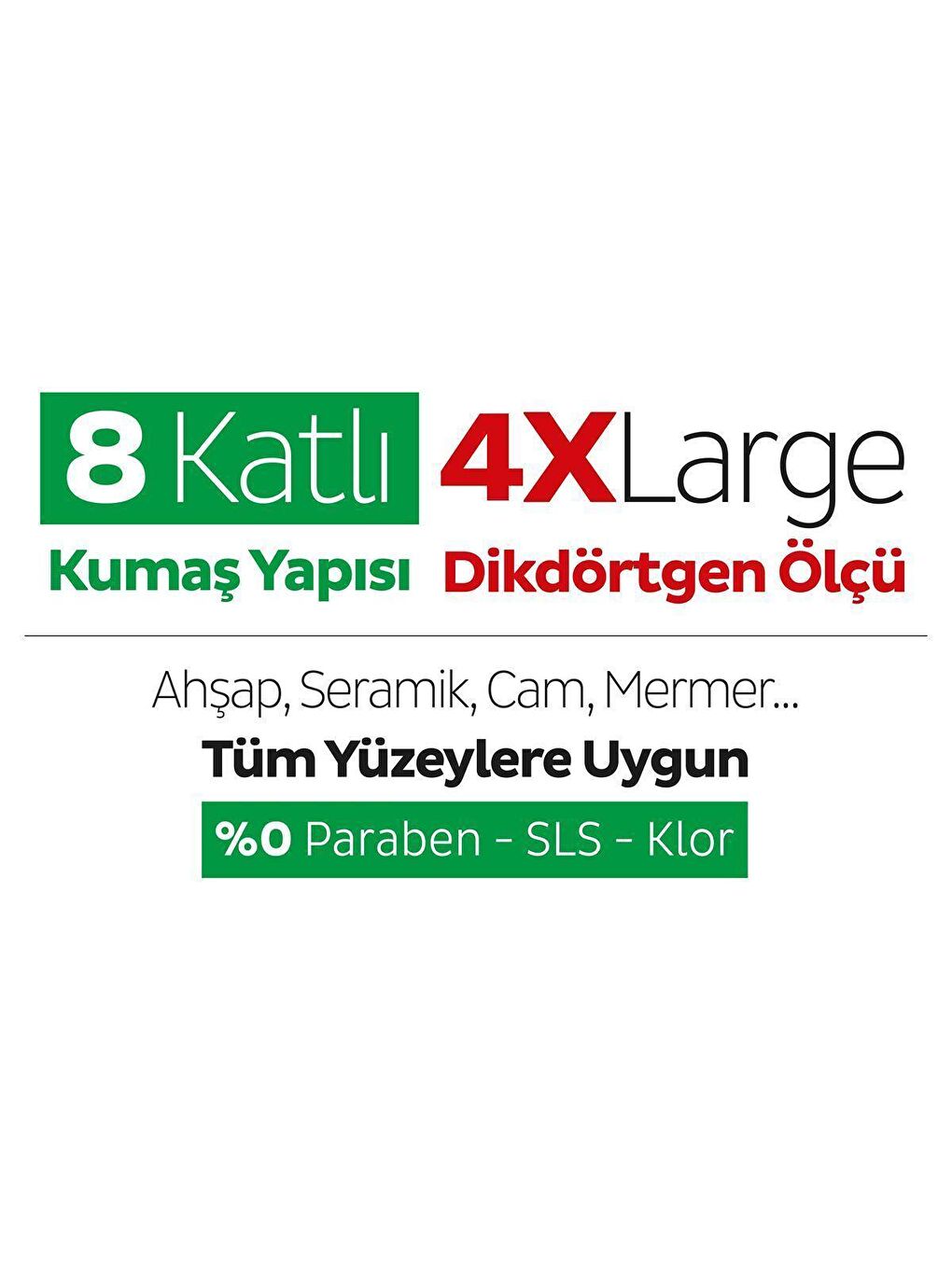 Easy Clean Beyaz Sabun Katkılı Mopa Uyumlu Yer Temizlik Havlusu&mendili 6x50 (300 Yaprak)-5