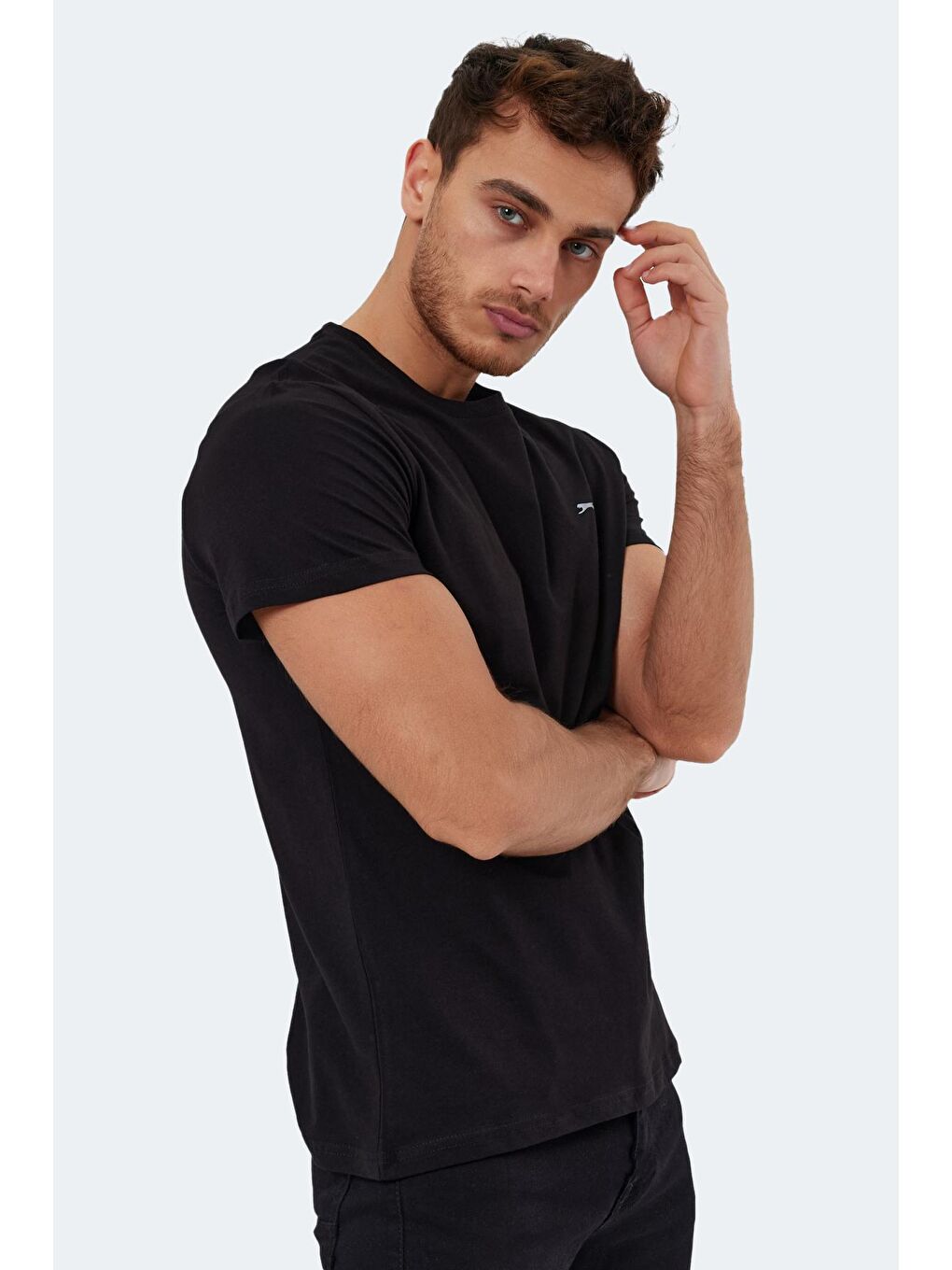 SLAZENGER Siyah ROSALVA Erkek T-Shirt Siyah - 4