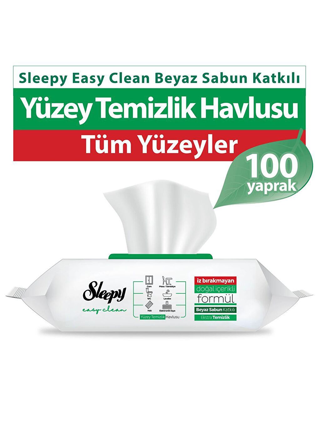 Easy Clean Yüzey Temizlik Havlusu&mendili 100 Yaprak