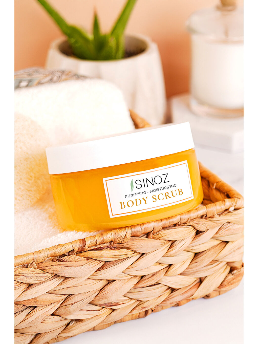 Sinoz Body Scrub Besleyici Arındırıcı Nemlendirici Vücut Peelingi 300 gr - 4
