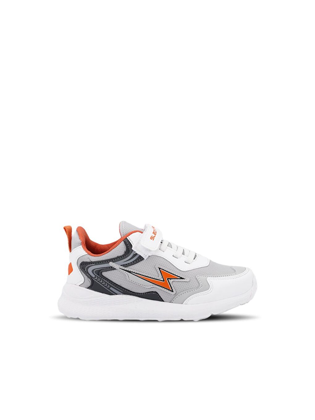 SLAZENGER Gri-Turuncu KAORU KTN Sneaker Unisex Çocuk Ayakkabı Gri / Turuncu