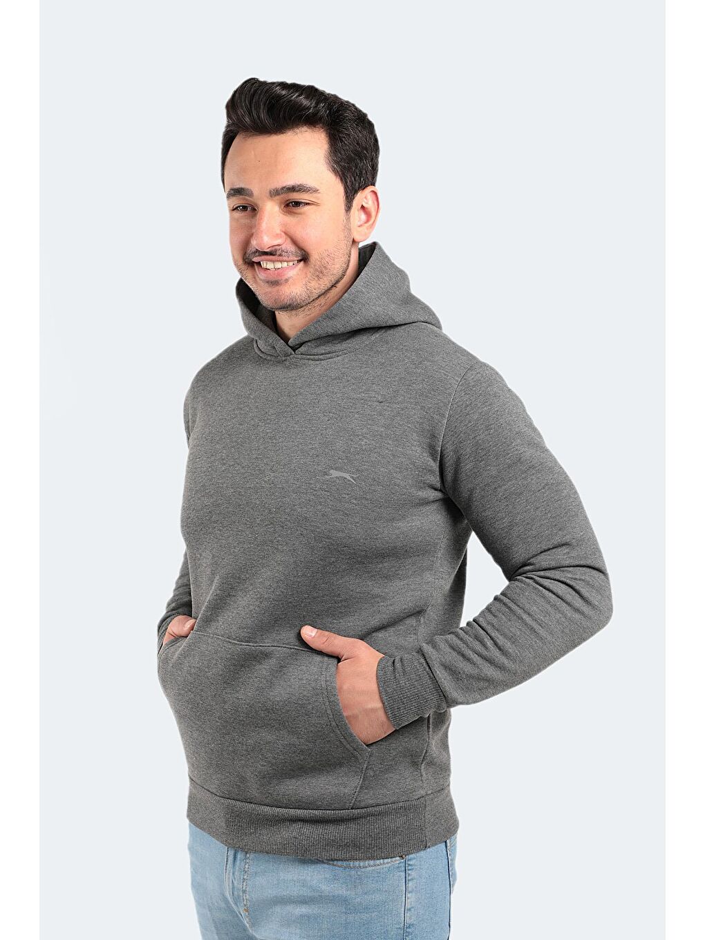 KAPENA Erkek Sweatshirt Koyu Gri-2