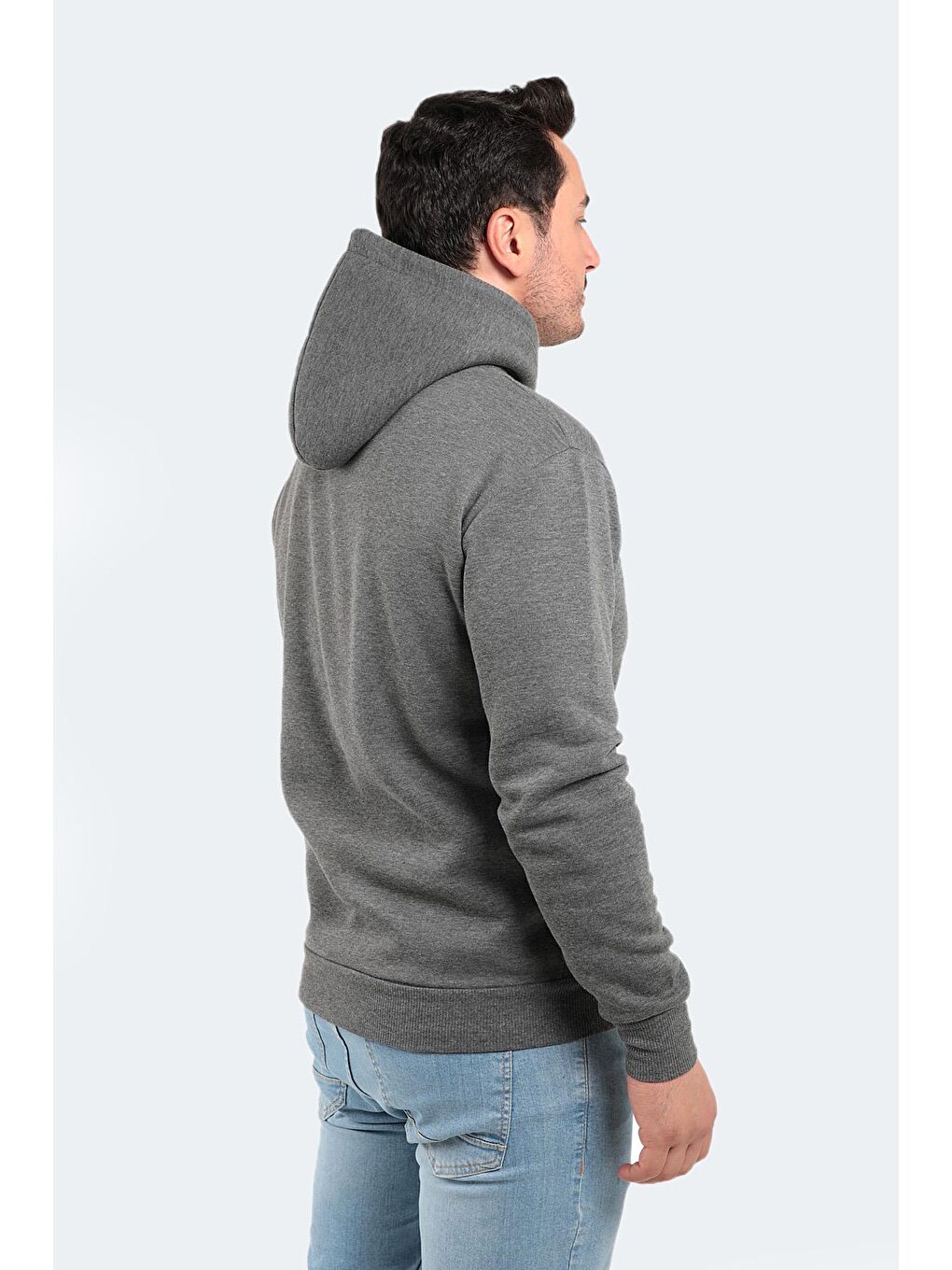 KAPENA Erkek Sweatshirt Koyu Gri-3