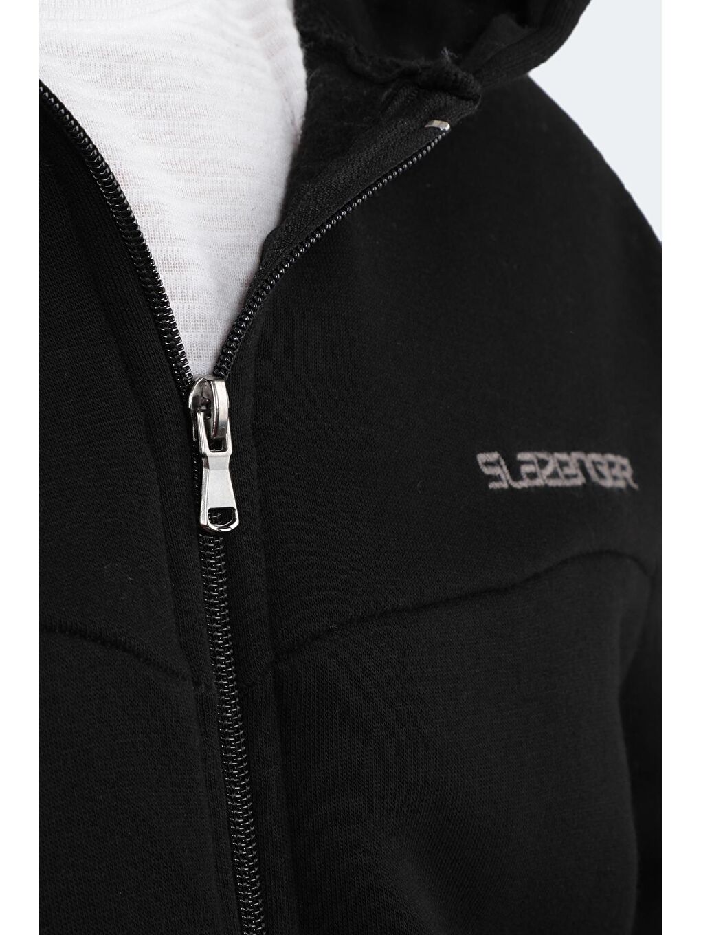 SLAZENGER Siyah BACK Erkek Sweatshirt Siyah - 4