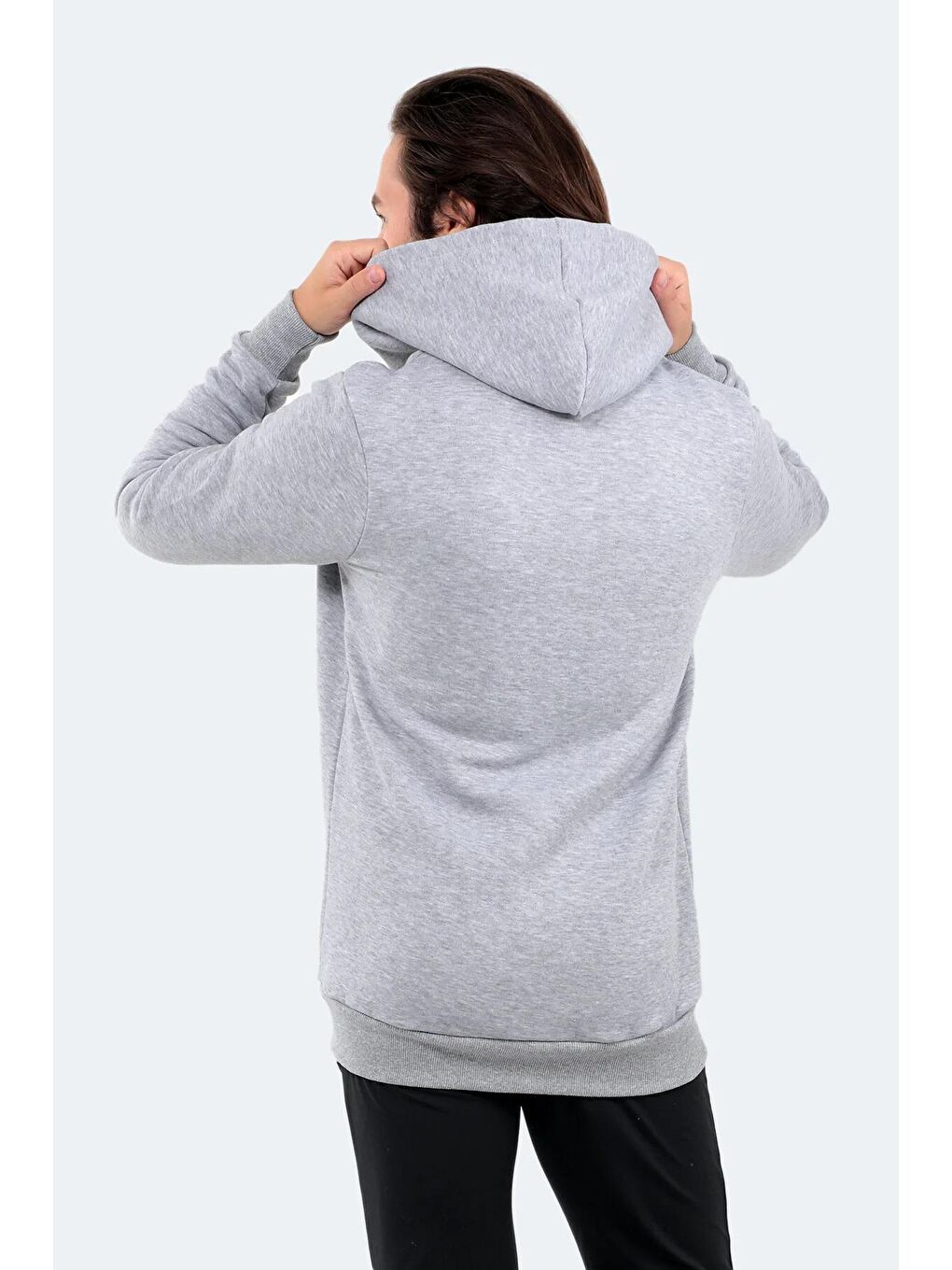 SLAZENGER Gri BACK Erkek Sweatshirt Gri - 3