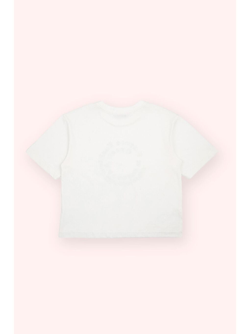 Kız Çocuk Baskılı T-Shirt Ekru-2