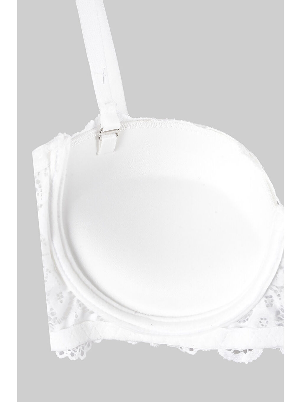 Ekru Valencia Straplez Dolgulu Sütyen-1