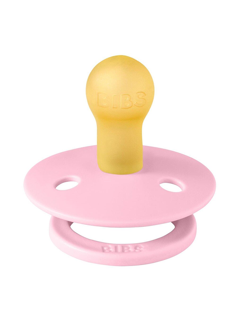 BİBS Pembe Colour Kauçuk Emzik-Baby Pink - 1