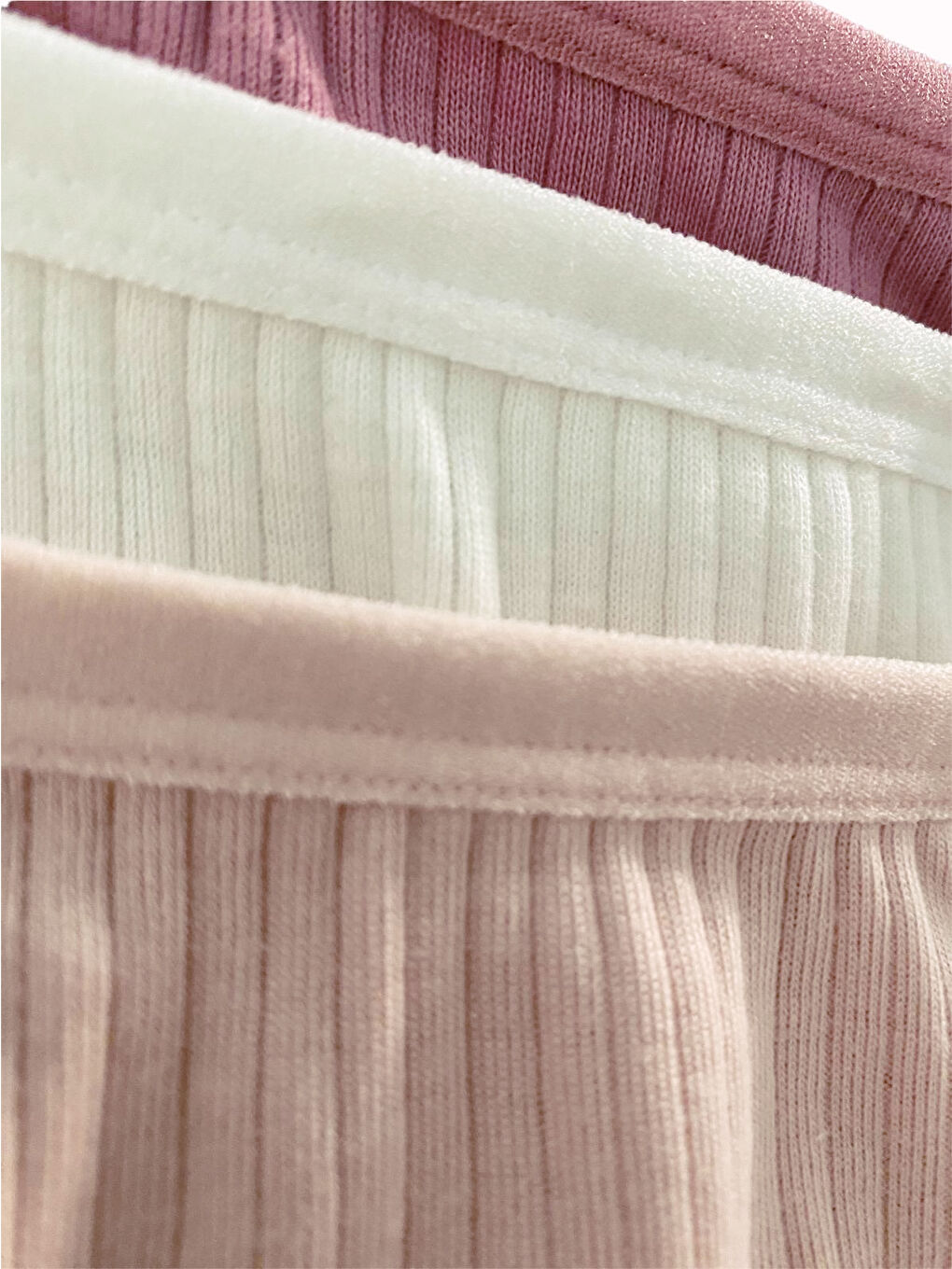 Karışık 6'lı Kadın %100 Pamuk Yüksek Bel Fitilli Kaşkorse Yüksek Kalite Esnek Bato Külot-2