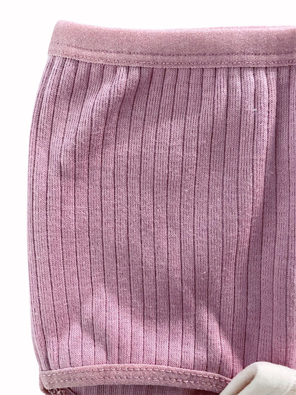 Karışık 6'lı Kadın %100 Pamuk Yüksek Bel Fitilli Kaşkorse Yüksek Kalite Esnek Bato Külot-4