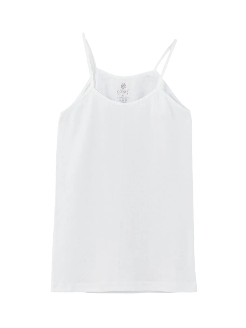 Beyaz 3'Lü Askılı Kadın Atlet-5