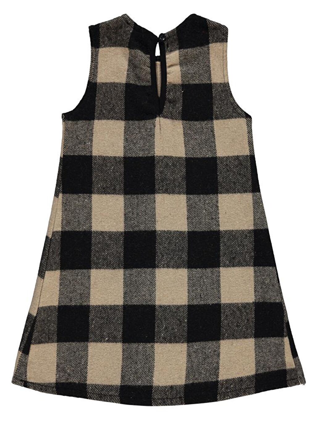 Bej Girls Pileli 10-13 Yaş Elbise-1