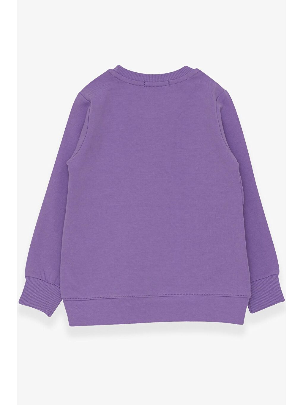 Breeze Lila Kız Çocuk Sweatshirt Pullu Kız Baskılı Lila (3 Yaş) - 1