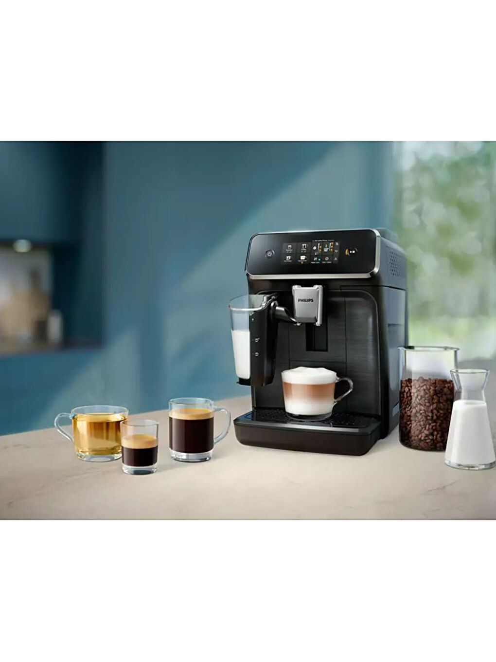 Philips Siyah 2300 Serisi EP2331/10 Tam Otomatik Espresso Makinesi - 3