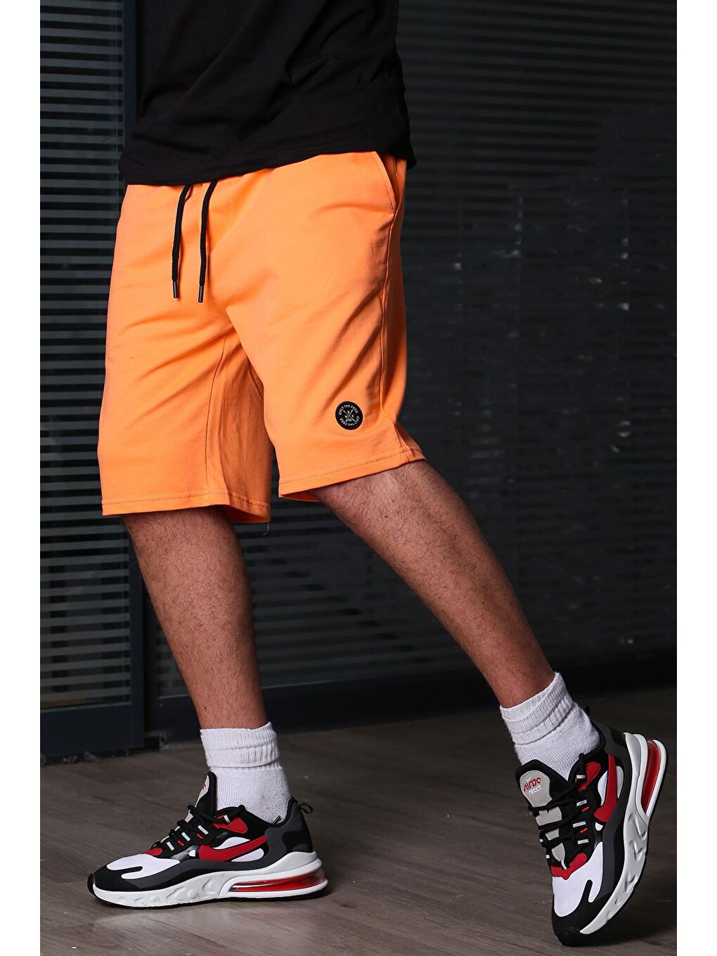 Erkek Turuncu Basic Şort 5446-2