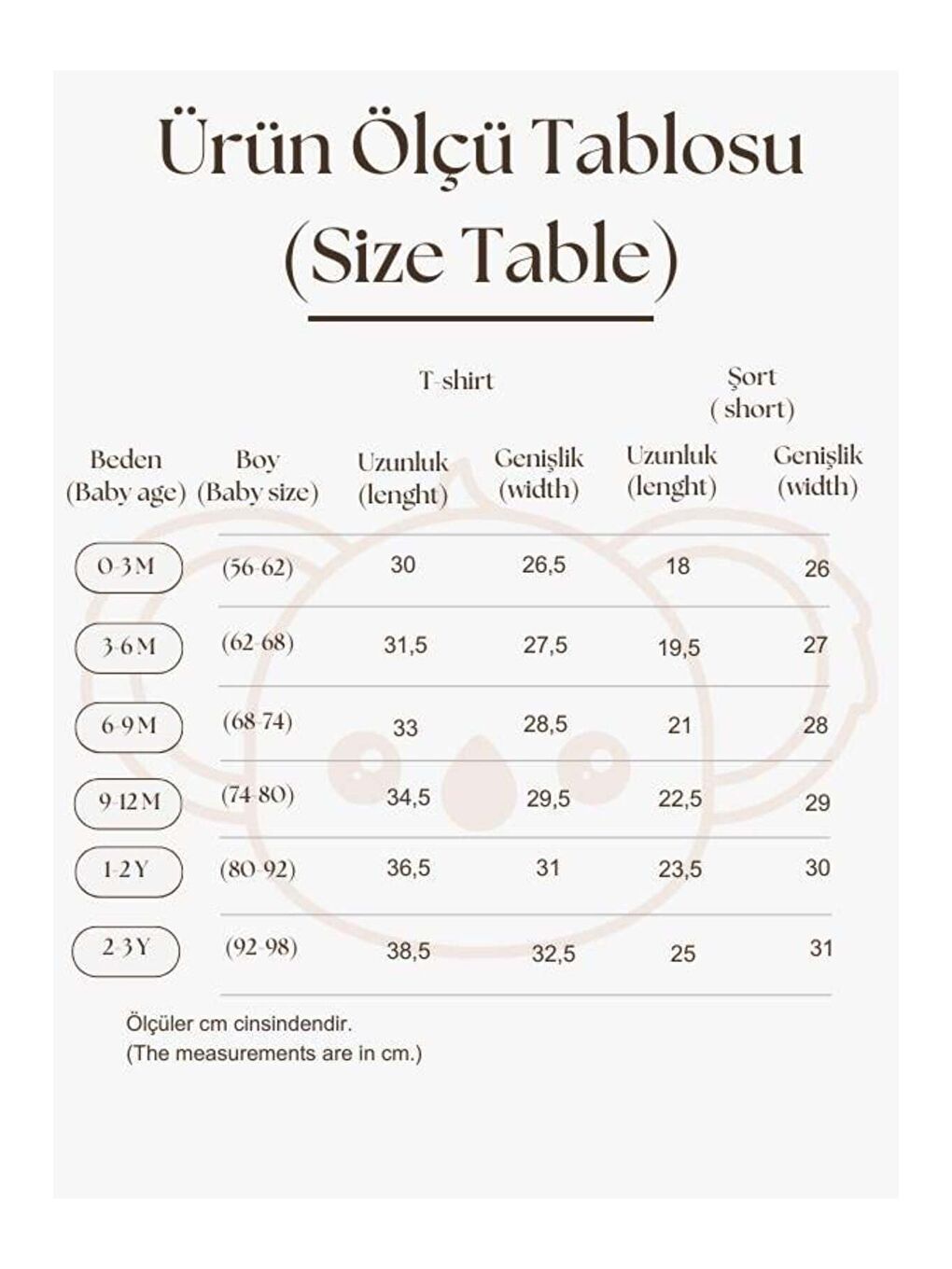 Ekru Kahverengi Çizgili Lastikli T shirt Şort Takım-4