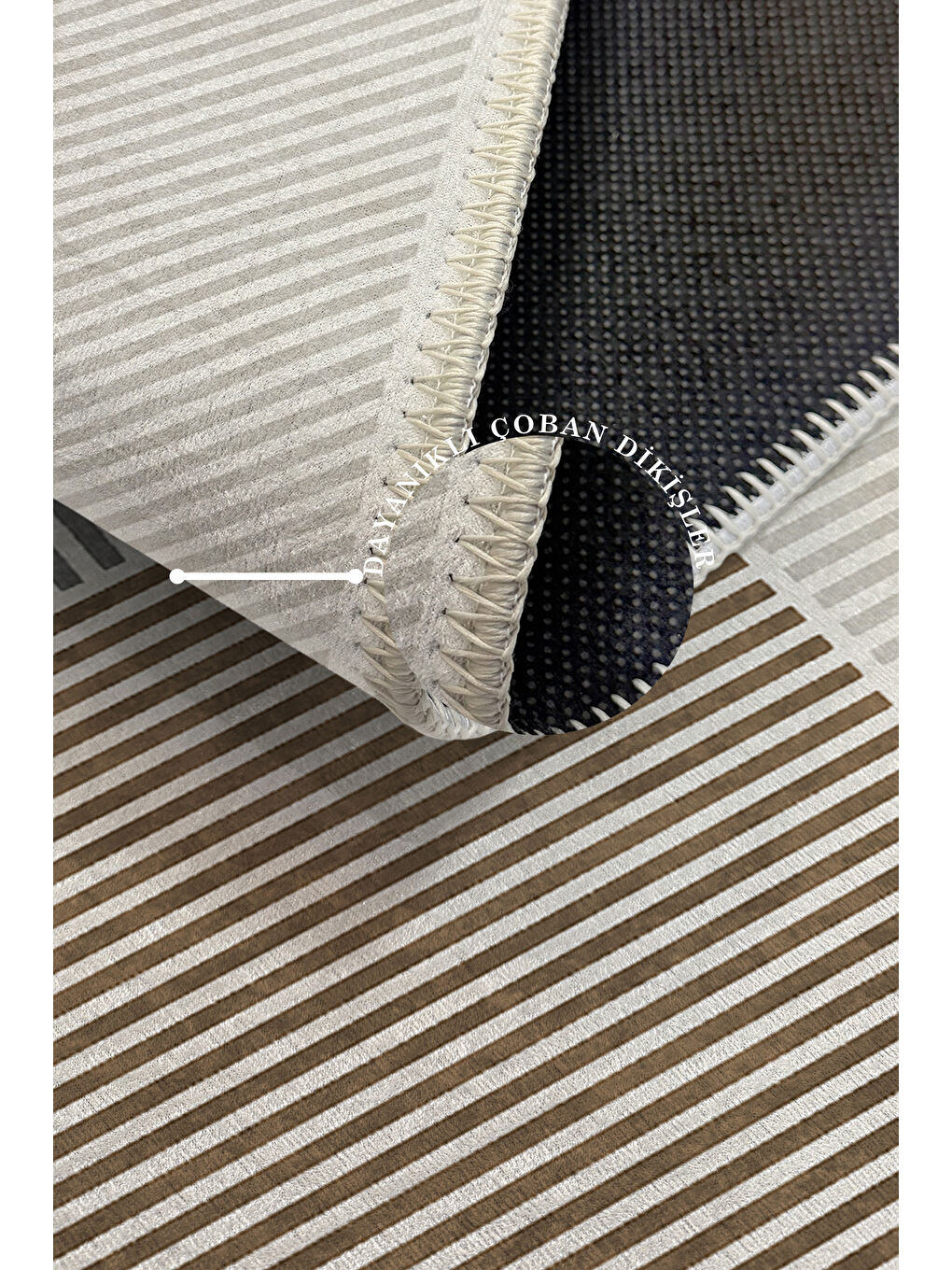 Turuncu Modern Dekoratif Yıkanabilir Kaymaz Taban Halı – İnce, Yumuşak Salon Halısı, Mutfak Halısı ve Yolluk-3