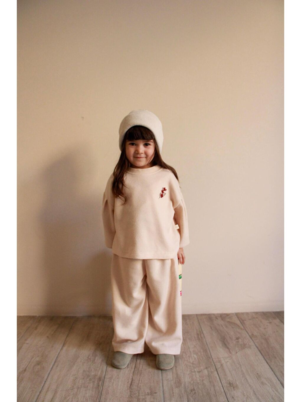 Bej Pastel Soft Touch Alt Üst Takım-6