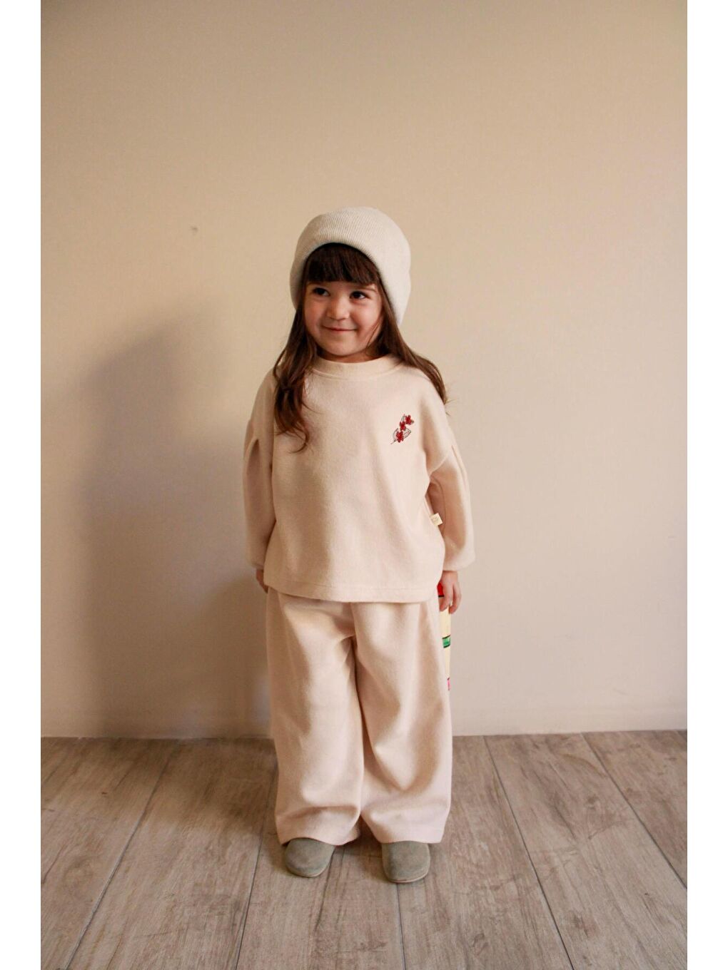 Bej Pastel Soft Touch Alt Üst Takım-7