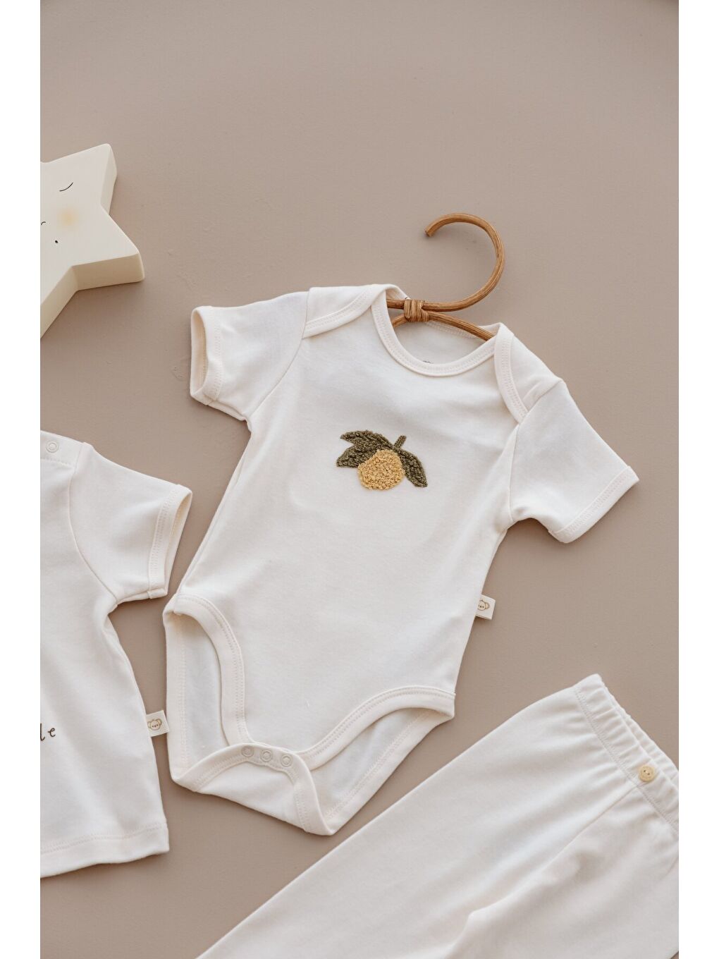 Ekru Limon Serisi 3lü Set-6