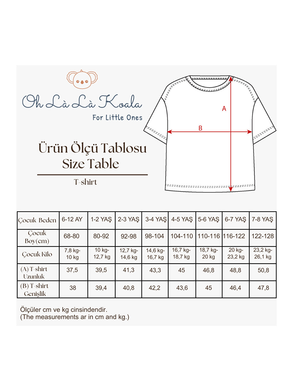 Beyaz Bisiklet Yaka Oversize T-shirt Bebek - Çocuk-3