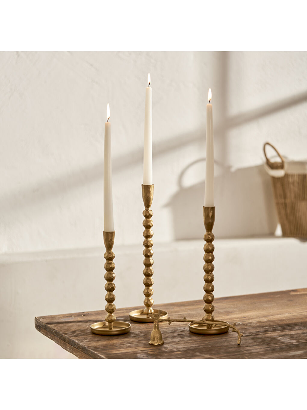 Sarı Sofya Mumluk Gold (22,5x9 cm)-3