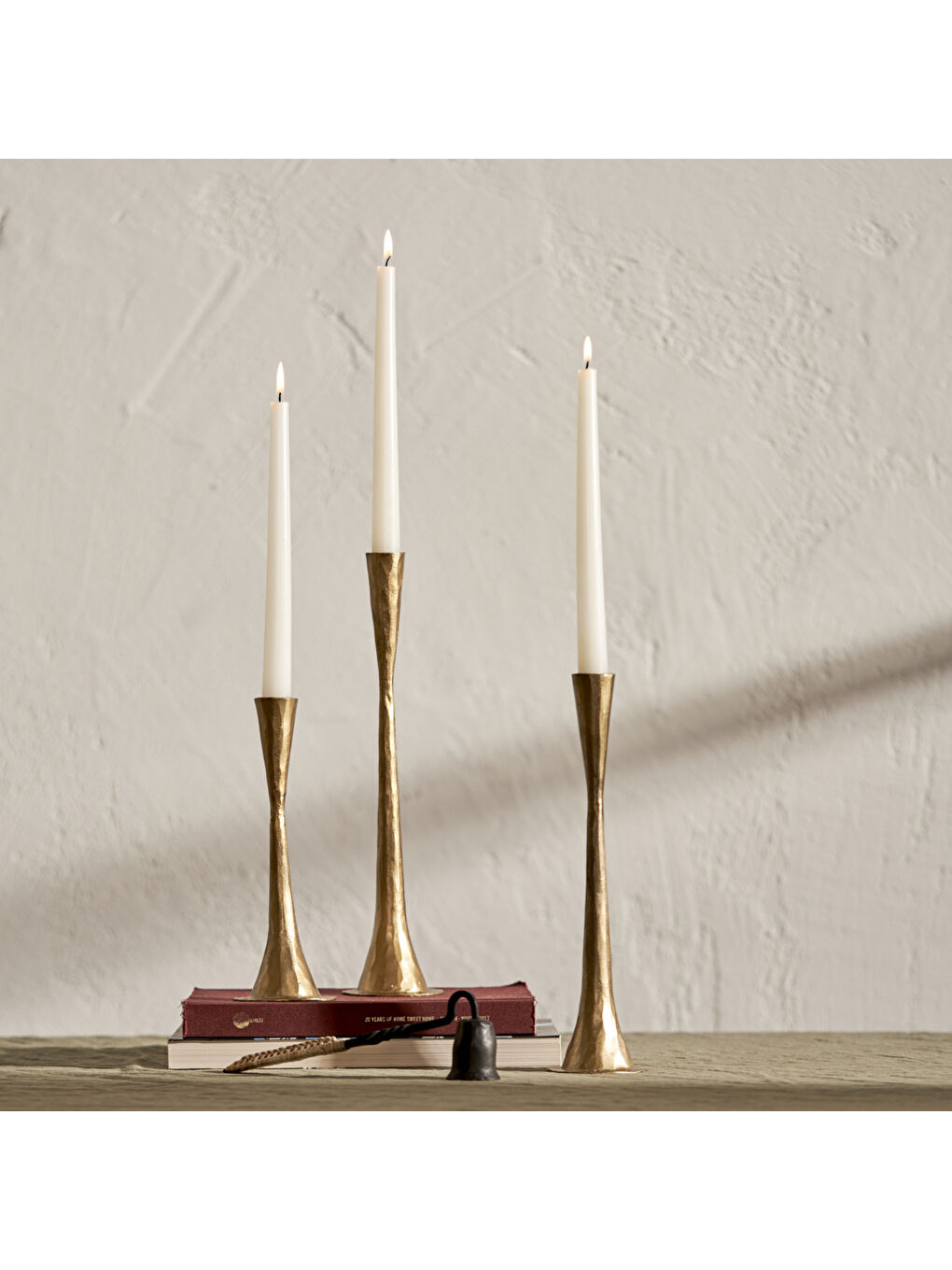 Sarı Dupni Mumluk Gold (28x7 cm)-4