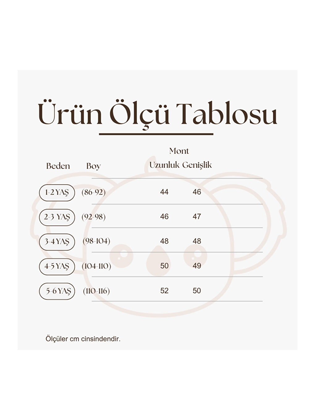 Kahverengi Acı Kahve Wellsoft Yarım Fermuar Çocuk Mont 1-6 Yaş-3