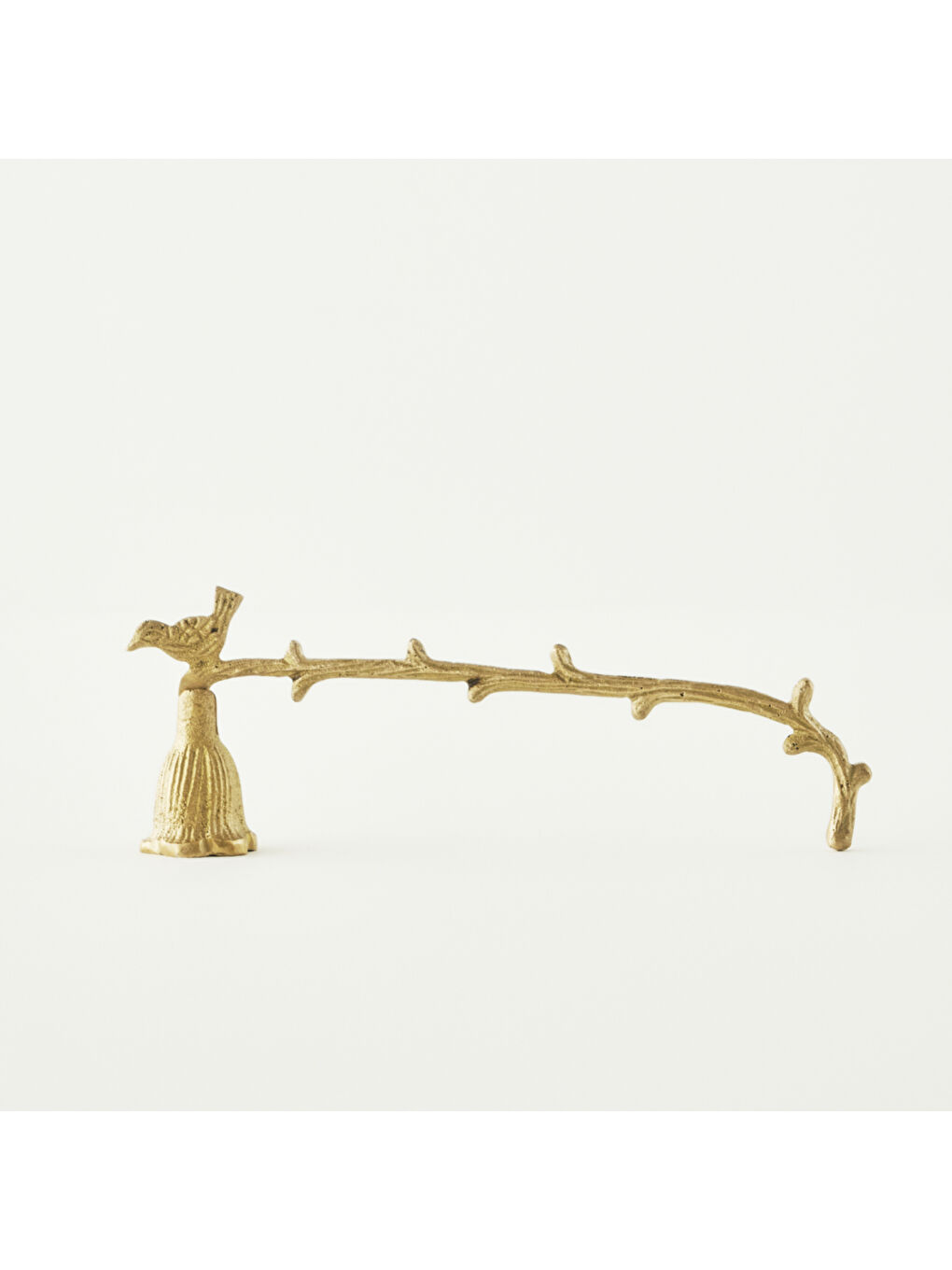 Siyah Sofya Mum Söndürücü Gold (19x5,5 cm)