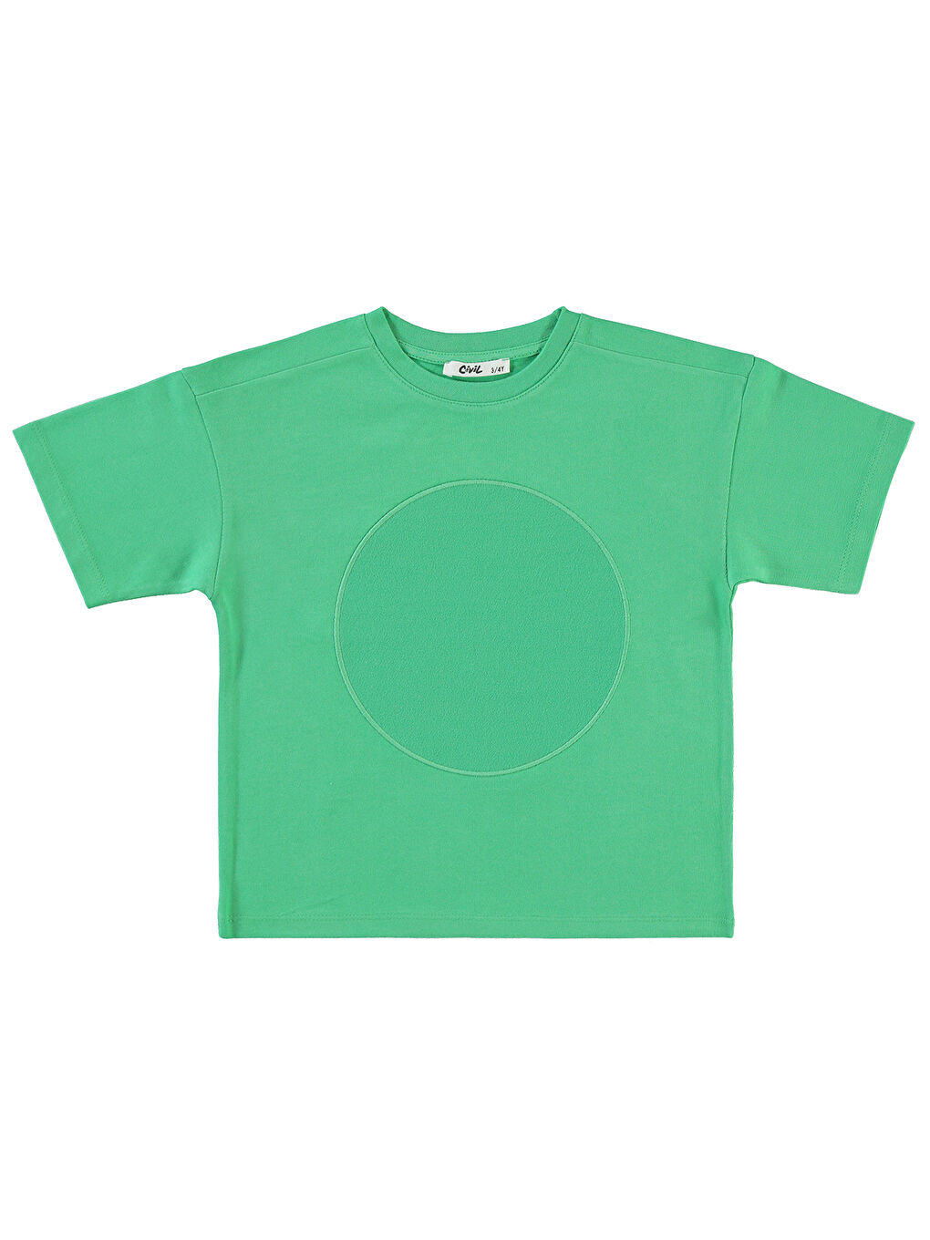 Çocuk Tişört 3-9 Yaş Yeşil-8