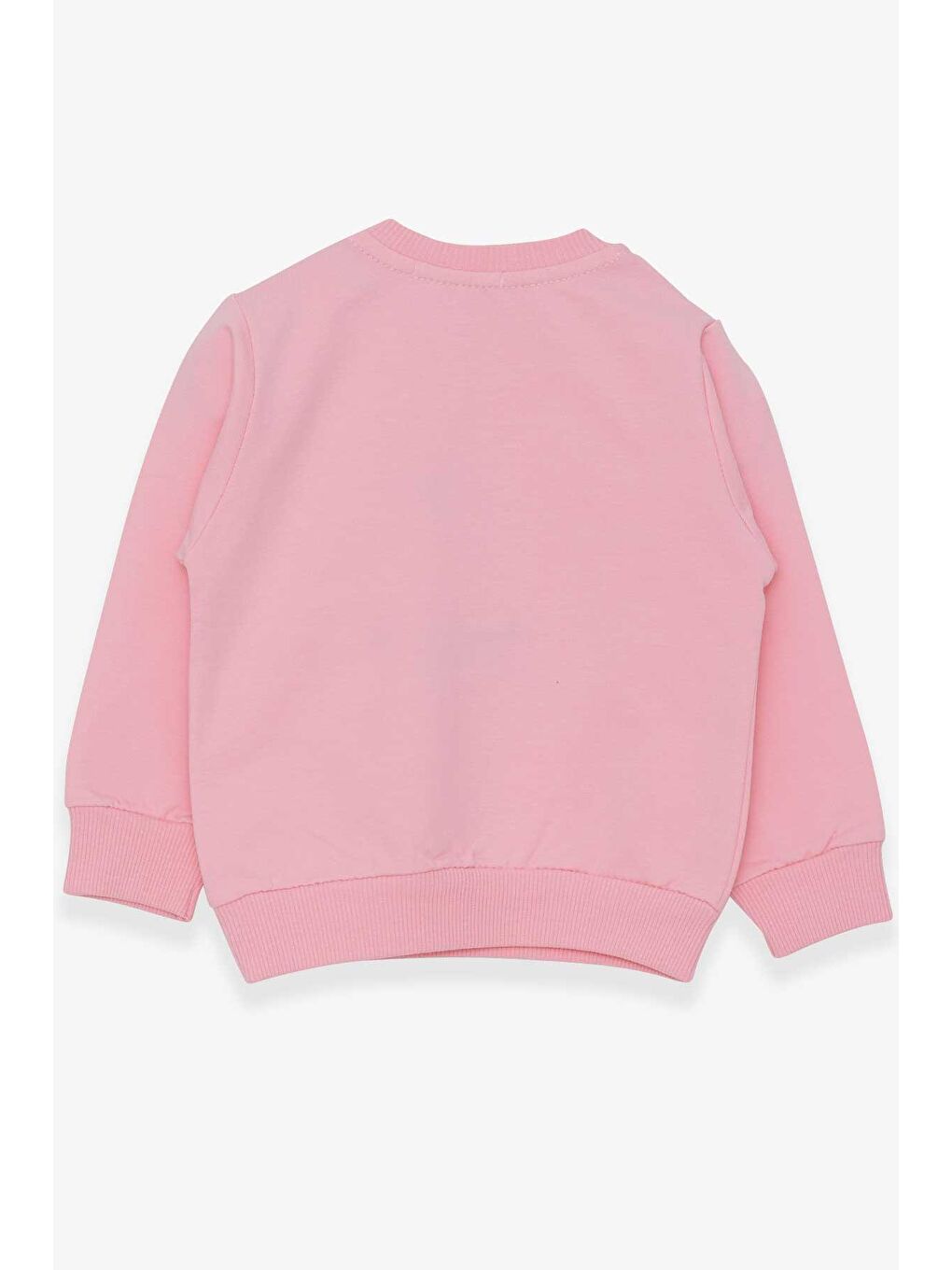 Breeze Pudra Pembe Kız Bebek Sweatshirt Nakışlı Pullu Pudra (1-2 Yaş) - 1