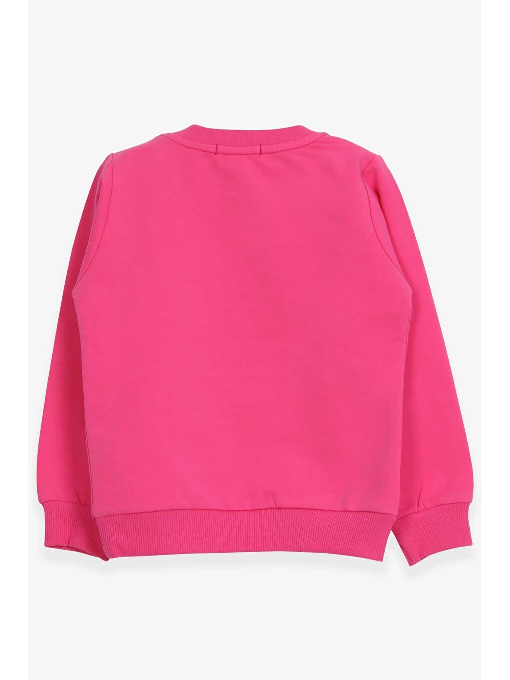 Breeze Pembe Kız Bebek Sweatshirt Baskılı Pullu Unicorn Pembe (2 Yaş) - 1