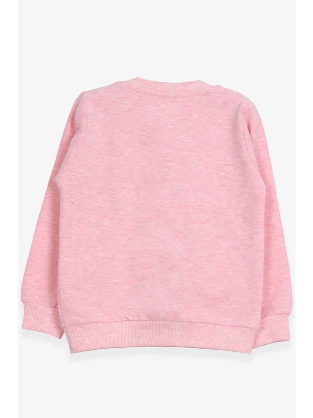 Breeze Açık Somon Kız Bebek Sweatshirt Baskılı Pullu Unicorn Somon Melanj (2 Yaş) - 1