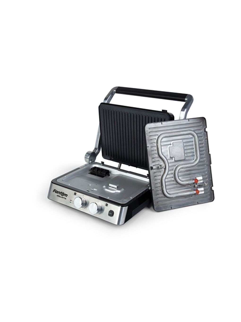 Griletta Elektrikli Döküm Tost Makinesi Inox Tm9100-2