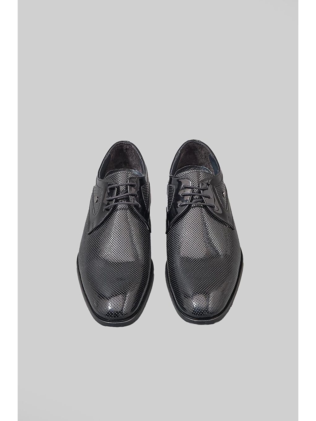 Siyah Wisdom Erkek Rugan Deri Bağcıklı Klasik Ayakkabı-2