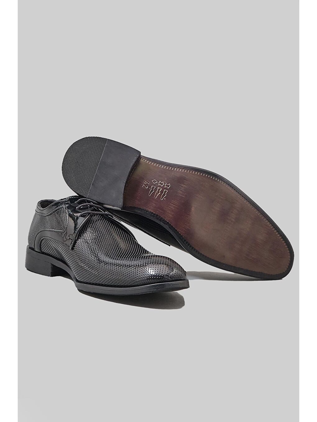 Siyah Wisdom Erkek Rugan Deri Bağcıklı Klasik Ayakkabı-3