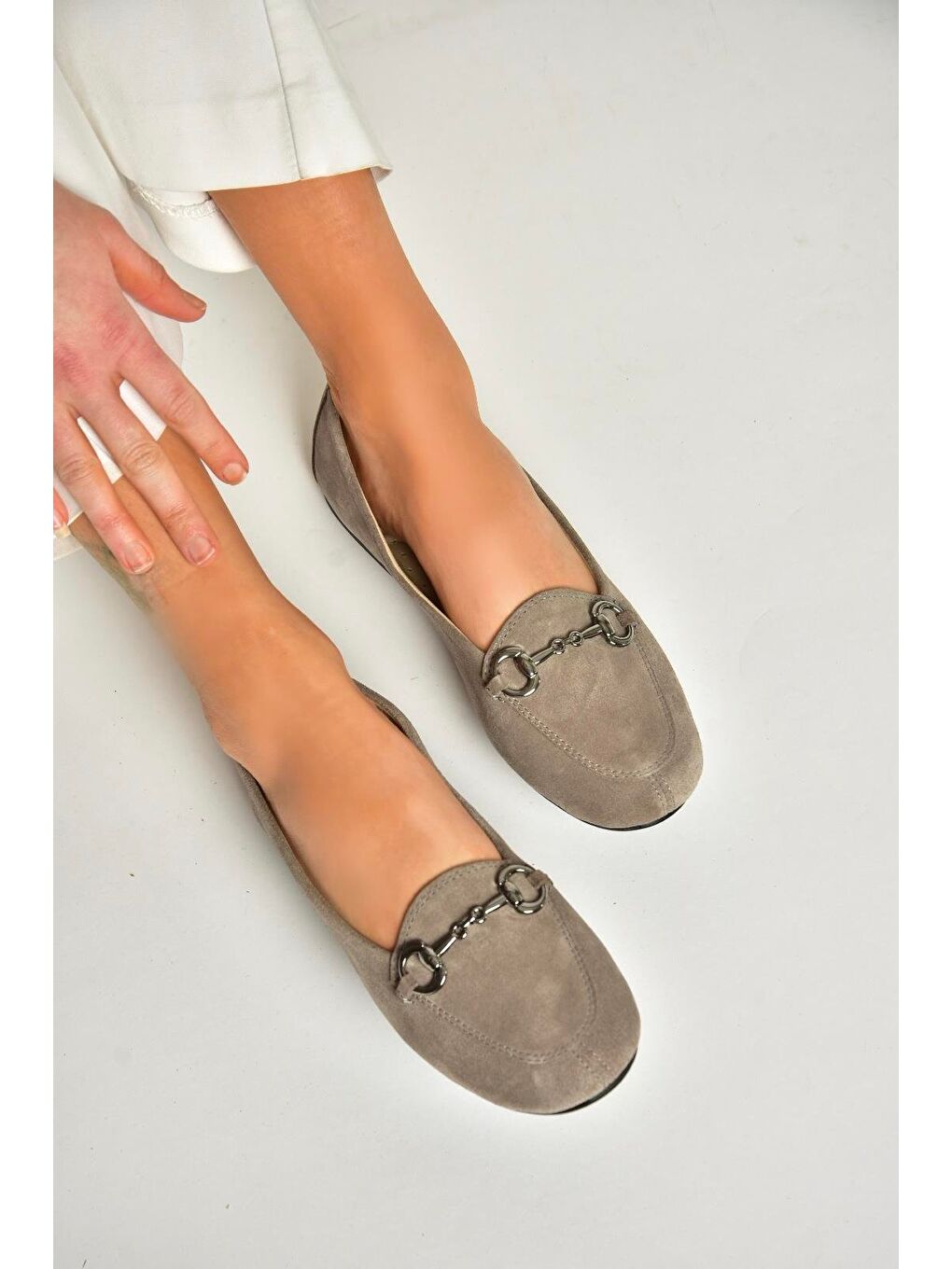 Gri Kadın Babet R6670014-3