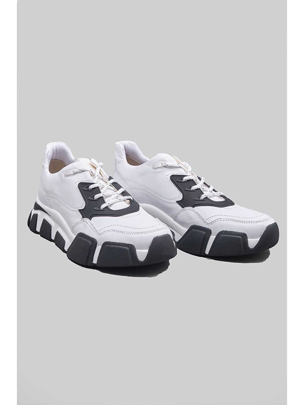 Beyaz Roxen Hakiki Deri  Sneaker  Erkek-1