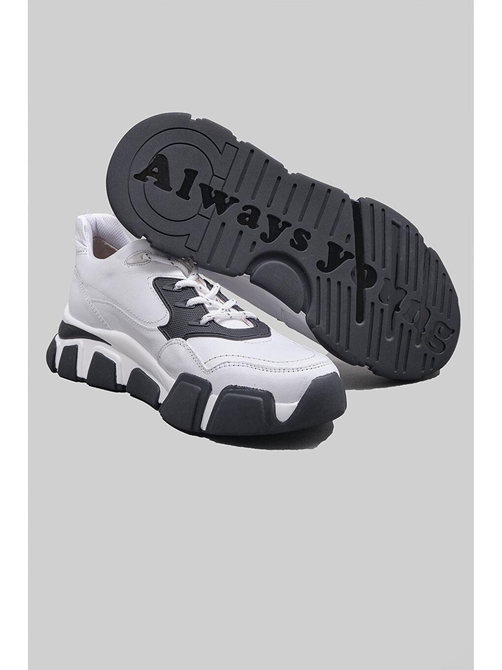 Beyaz Roxen Hakiki Deri  Sneaker  Erkek-2