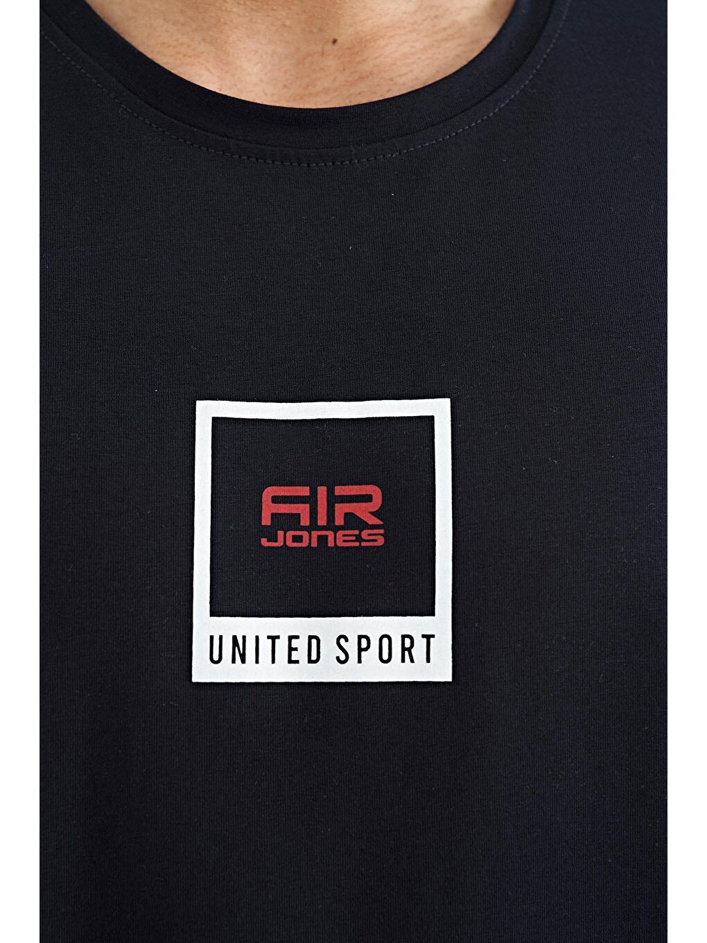 AIR JONES Adney Lacivert O Yaka Erkek T-Shirt - 88230 - 1