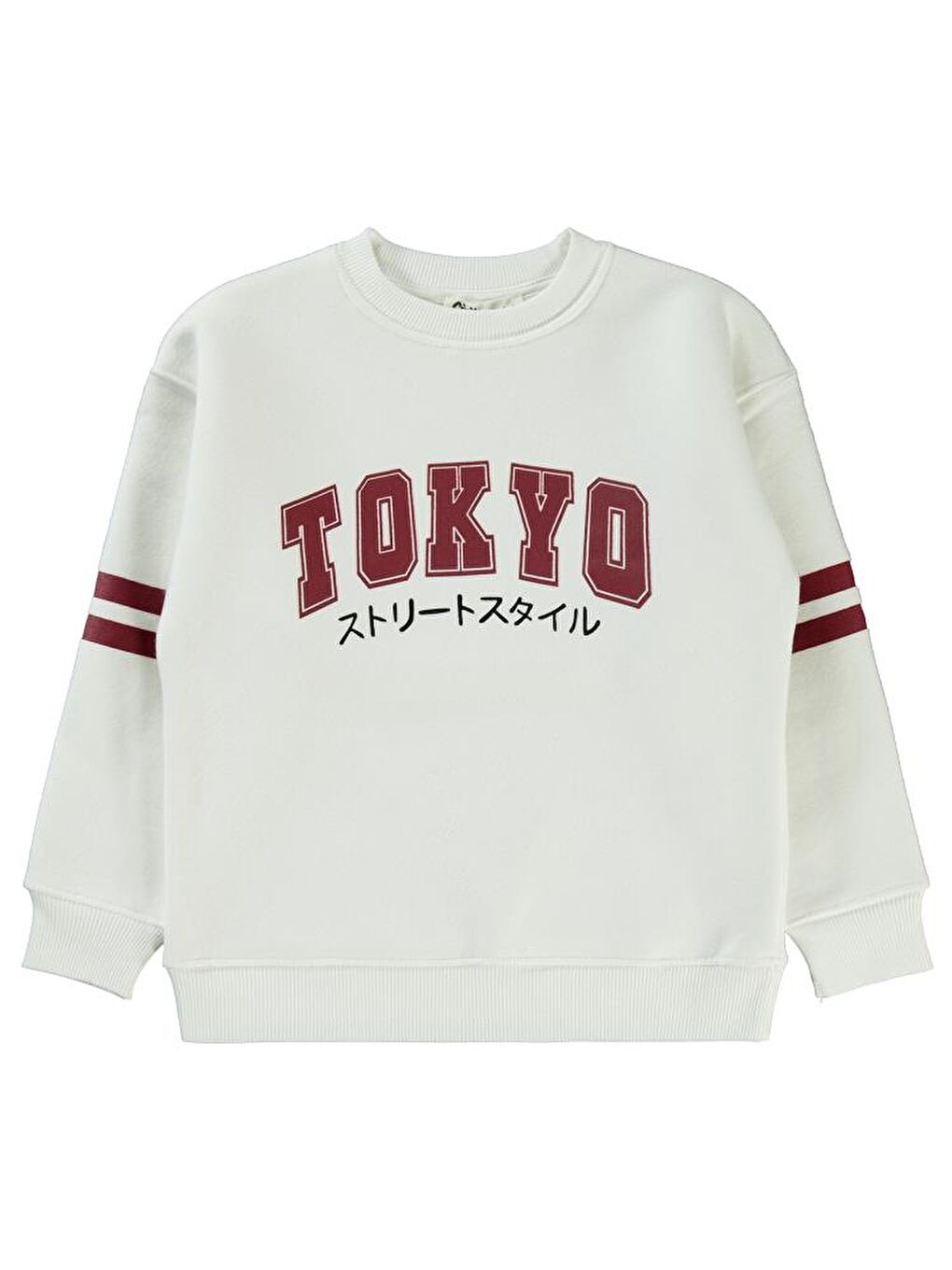 Beyaz Boys Tokyo 6-9 Yaş Sweatshirt