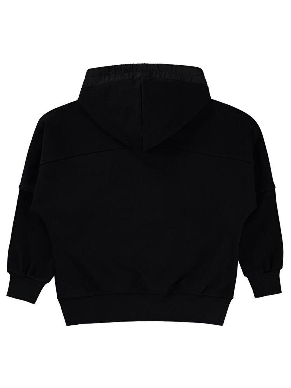 Siyah Boys Haver Stay Armalı Kapüşonlu 10-13 Yaş Sweatshirt-1