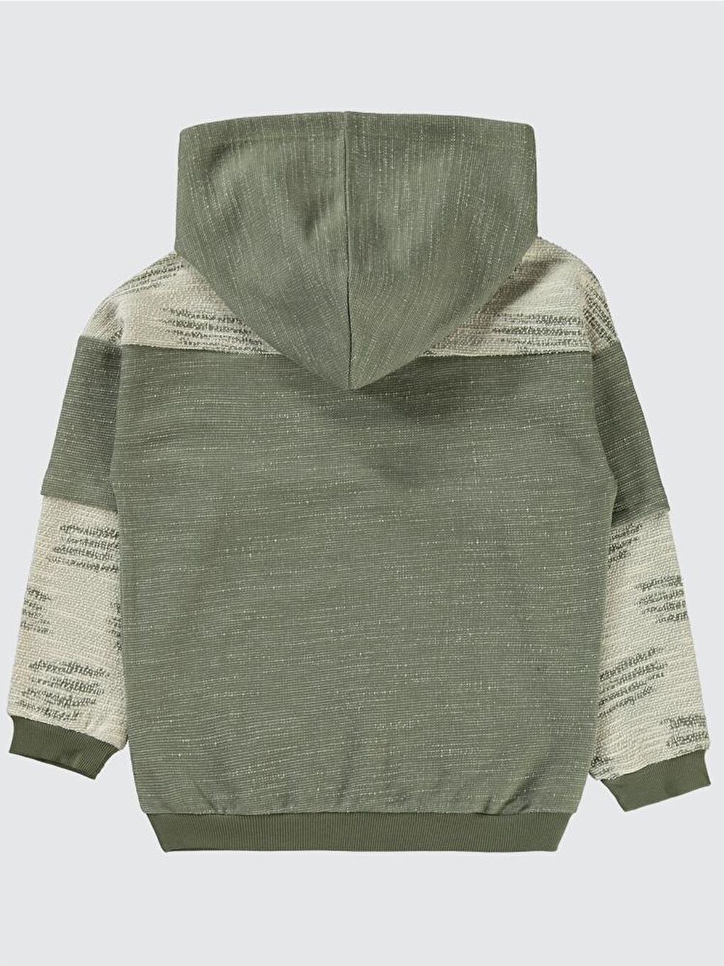 Haki Boys 1996 Armalı Kapüşonlu 6-9 Yaş Sweatshirt-1