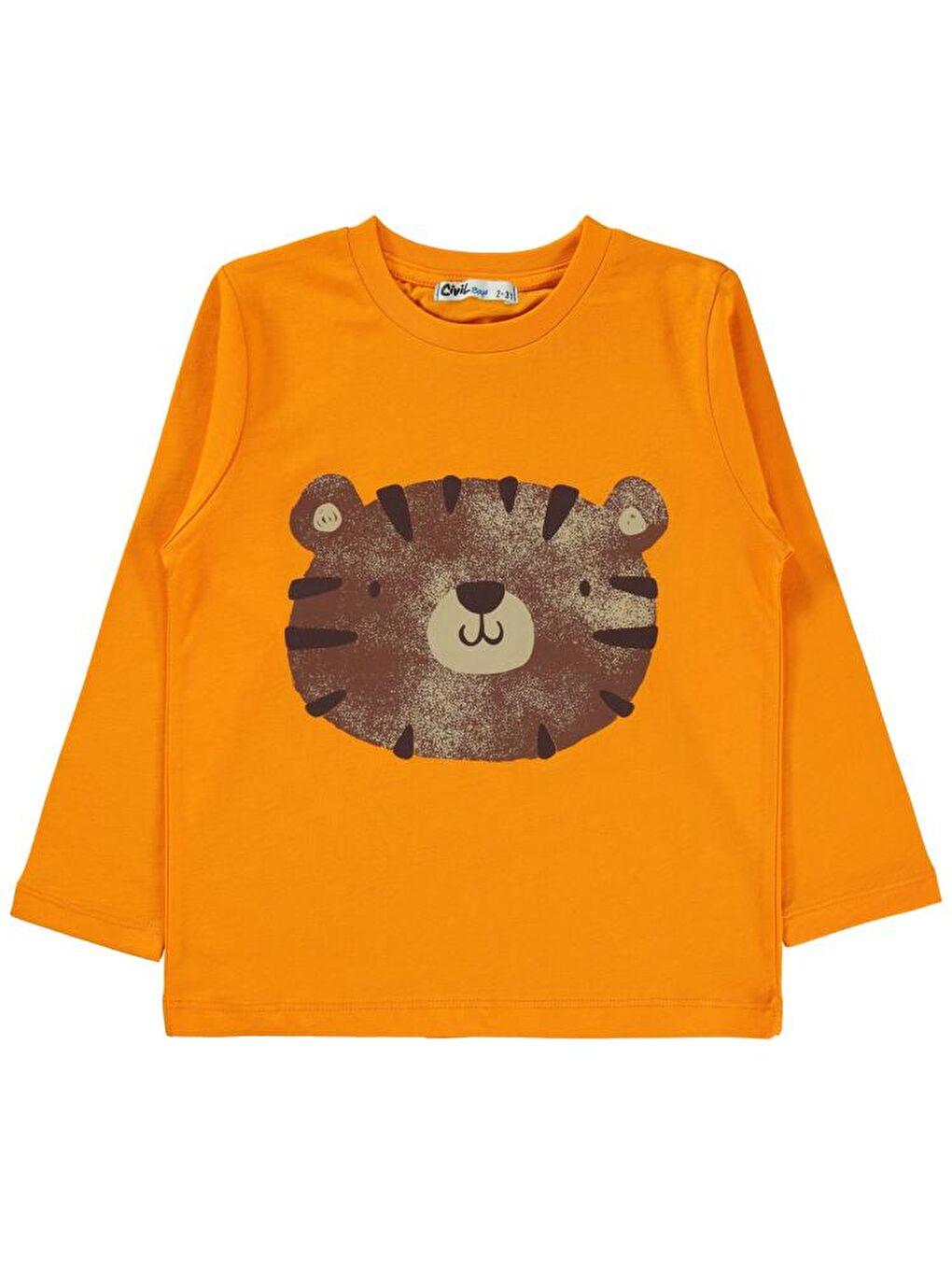 Gri Boys Dude Baskılı 2-5 Yaş Yelekli Sweatshirt-1