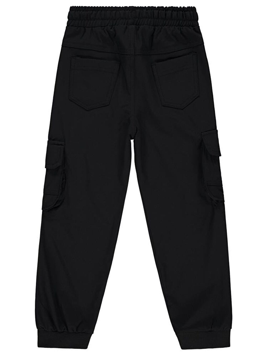 Siyah Boys Çift Cepli 6-9 Yaş Pantolon-1