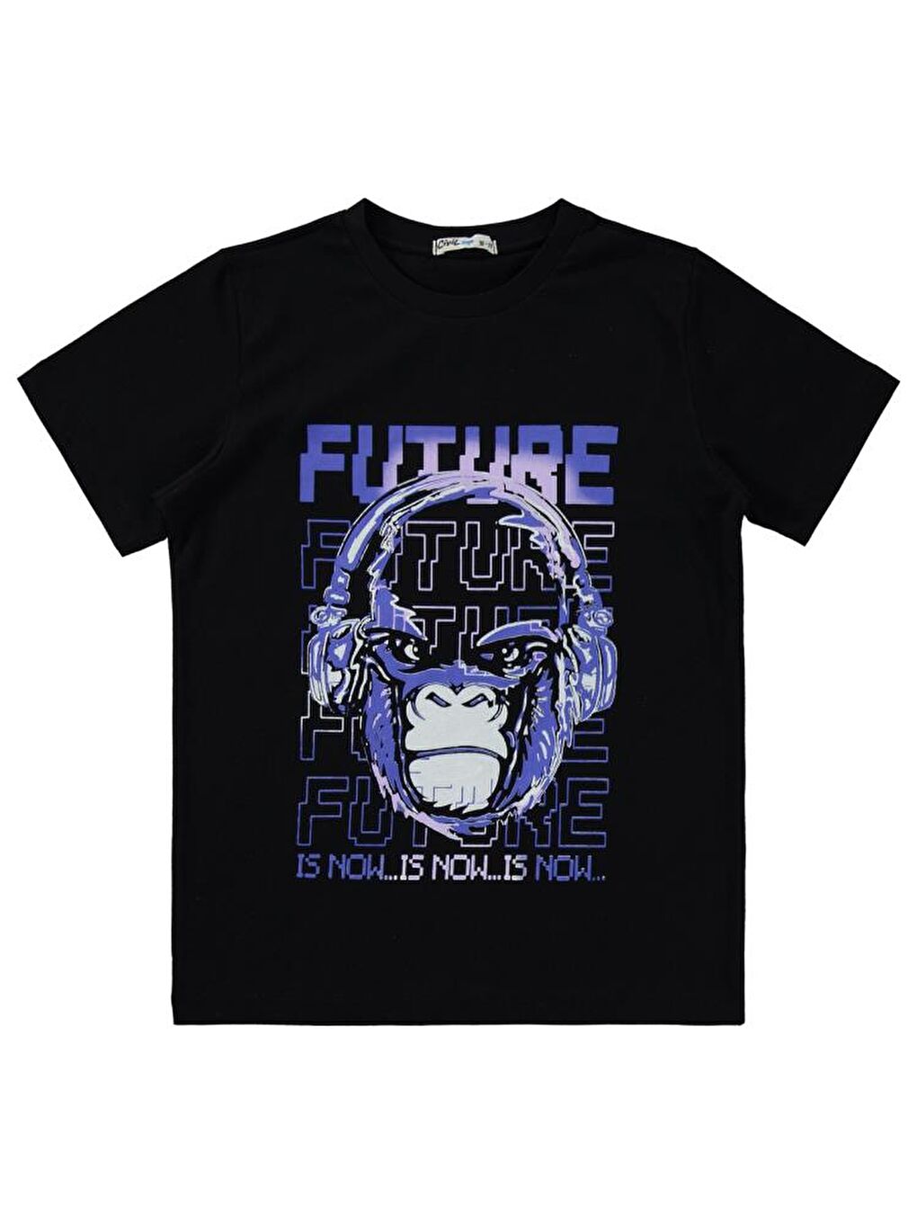 Siyah Boys Future Baskılı 10-13 Yaş Pijama Takımı