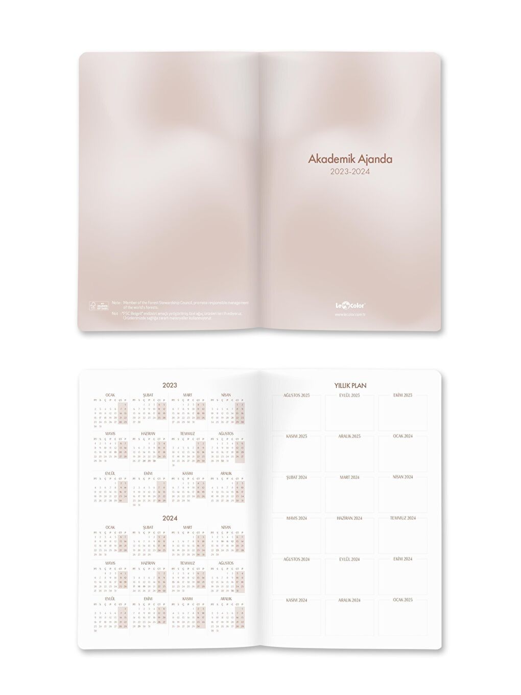 Akademik Ajanda Ciltli Best Friend Candy 23/24-1