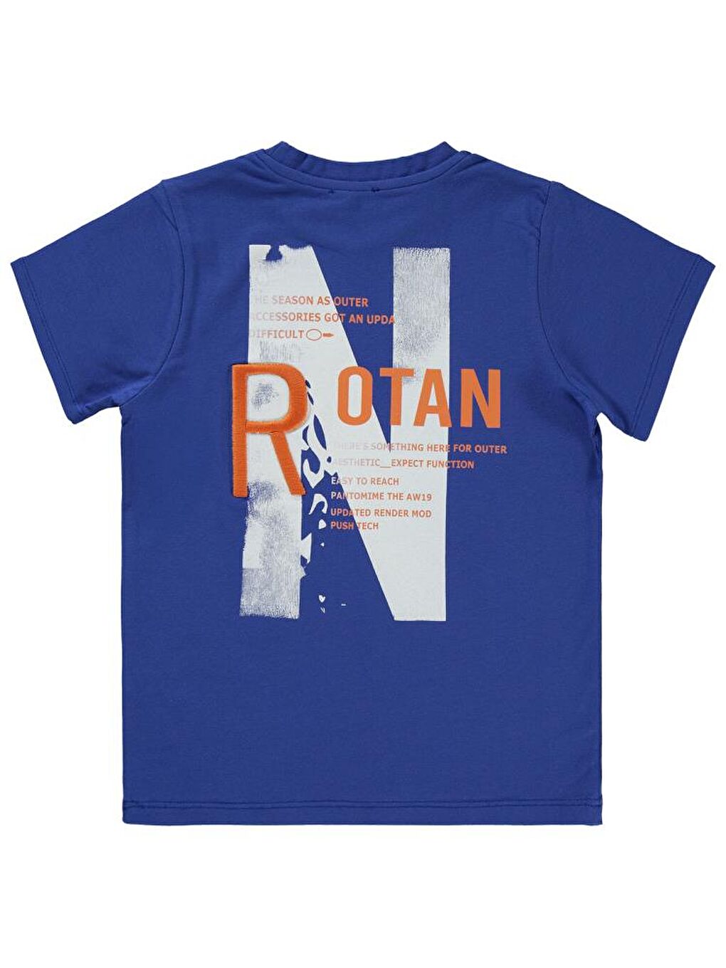 Mavi Boys N Baskılı 10-13 Yaş Tişört